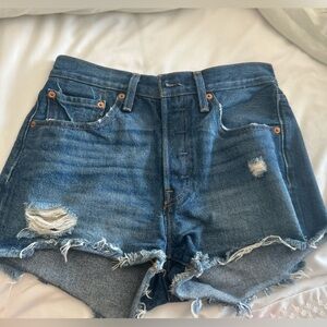 Levi’s 501 original denim shorts size 26